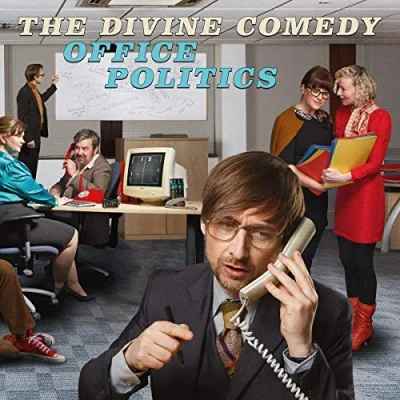 Image of The Divine Comedy Office Politics Blue &amp; White 180 Gram vinyl 2019 UK 2 LP set DCRL112LPX