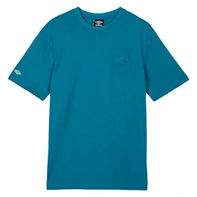 Image of Umbro Mens Sportstyle Pique T Shirt Lyons Blue M