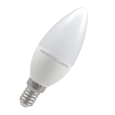 Image of Crompton LED Candle Thermal Plastic 5.5W 6500K SES E14