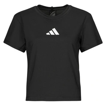 Image of adidas Performance Adaptive TEE Sports Tshirt, Women&#039;s, Size: Small, Black white