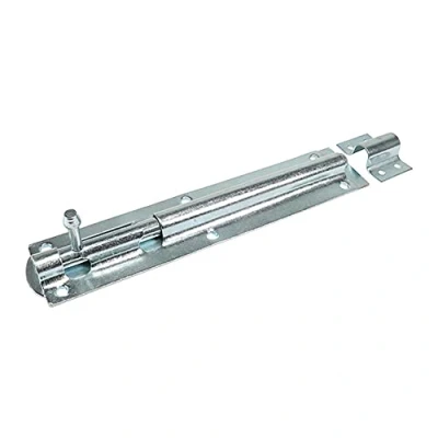 Image of TIMCO Straight Tower Bolt Zinc 10&quot; Great for securing Flush Fitting Gates and shed Doors in a Closed Position, Adding Increased Security One Pack.