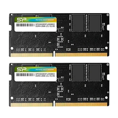 Image of Silicon Power 16GB (8GBx2) DDR4 2666MHz 260 pin CL19 1.2V SODIMM Laptop Memory Compatible with Intel Skylake X Platforms/Kaby Lake CPU Series motherboards