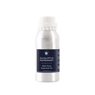 Image of Mystic Moments Eucalyptus Peppermint Essential Oil 500g Pure &amp; Natural for Diffusers, Aromatherapy Massage Blends Vegan GMO Free