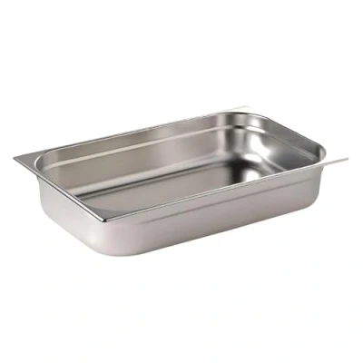 Image of Vogue K903 Stainless Steel 1/1 Gastronorm Pan,Silver,Capacity 9 L,325(H) x 530(W) 65(D)mm