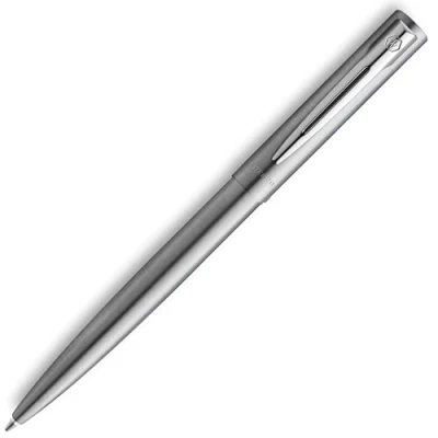 Image of Waterman Allure Ballpoint Pen Stainless Steel Medium Point Blue Ink Gift Box