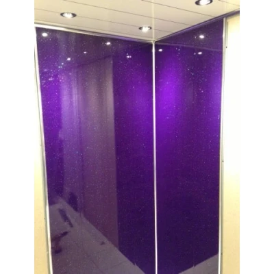 Image of 5mm Purple Diamond Stone Wall Panels &amp; ceiling AKA Sparkle. Tongue and Grooved . Ideal for your bath/shower walls going over tiles on 100% waterproof