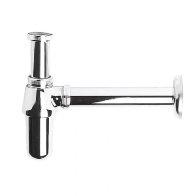Image of Round Bottle Trap Chrome
