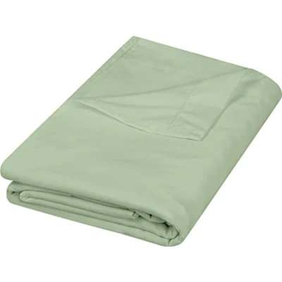 Image of Utopia Bedding Flat Sheet Soft Brushed Microfiber Fabric Shrinkage &amp; Fade Resistant Top Easy Care 1 Only (Queen, Sage)