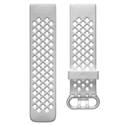 Image of Fitbit FB168SBWTL Smart Wearable Accessories Band White Silicone
