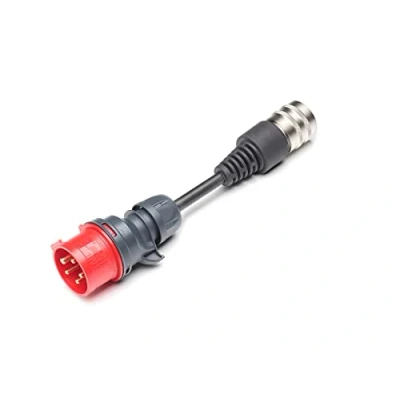 Image of 3x Juice Booster 2 CEE 16 / 400 V Safety Adapter for EV Charger (Red)