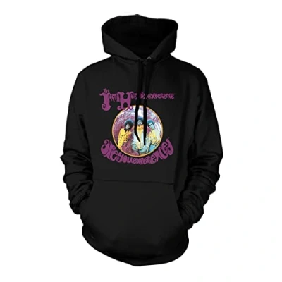 Image of Jimi Hendrix are You Experienced Official Unisex Hoodie Hooded Top (Small) Black