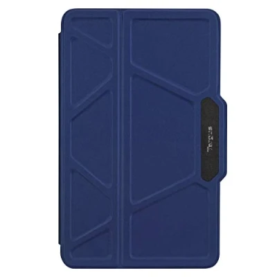 Image of Targus Pro Tek Samsung Galaxy S4 10.5 Inch (2018) Protective Rotating Case with Hands Free Standup Case, Drop Safe Protection, Secure Closure, Water resistant, Anti Scratch, Blue (THZ75202GL)