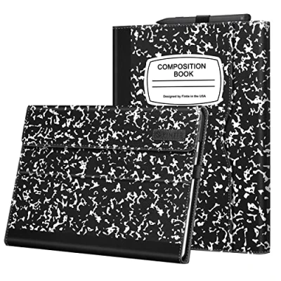 Image of FINTIE Case Compatible with Microsoft Surface Pro 9 (2022 Release) 13 Inch Multiple Angle Viewing Cover Pocket &amp; Stylus Holder, Composition Book