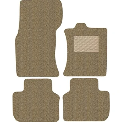 Image of Nicoman Spaghetti All Weather Fully Tailored Car mats Fit【2016 2019 XF Saloon/Estate X260 】(Full Set 4 Piece,Beige)