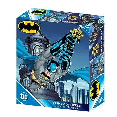 Image of PRIME 3D DC Comics Batman Soaring Lenticular Jigsaw Puzzle 61cm x 46cm 500 pcs Games &amp; Puzzles Ages 6+