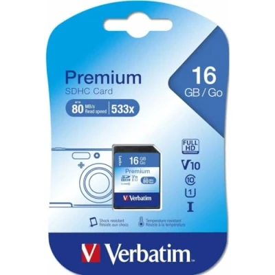 Image of Verbatim VB SDHC10 16G Memory Card (SDHC, Class 10)