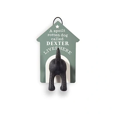 Image of Personalised Dog Lead Hook (Dexter)