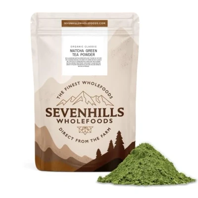 Image of Sevenhills Wholefoods Organic Japanese Classic Matcha Tea Powder from Uji, Koyoto, Japan 200g