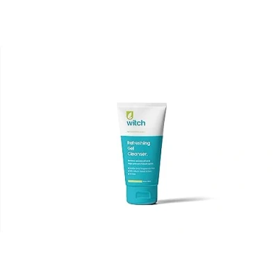 Image of Witch Refreshing Gel Cleanser Face Wash 150ml. Blemish fighting/natural astringent with anti inflammatory Hazel. Gentle and fragrance oil free