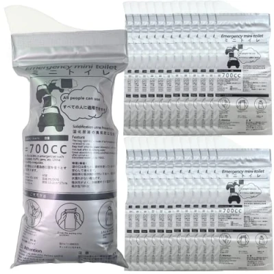 Image of Alled Disposable Urine Bags, 24 Pack 700ml Pee Bags for Camping Travel Outdoor Urinal Toilet Traffic Jam Emergency Portable Car Vomit Bag,Urine Bag Gel Men Women Kids Children