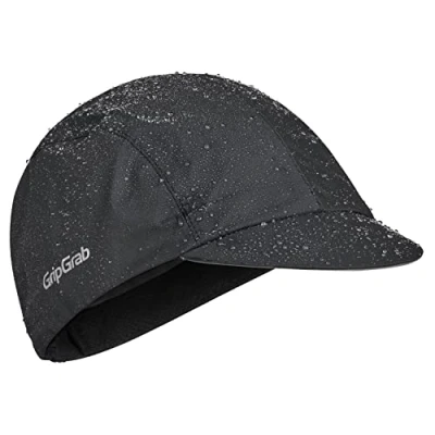Image of GripGrab AquaShield Waterproof Cycling Cap Under Helmet Bike Hat Black