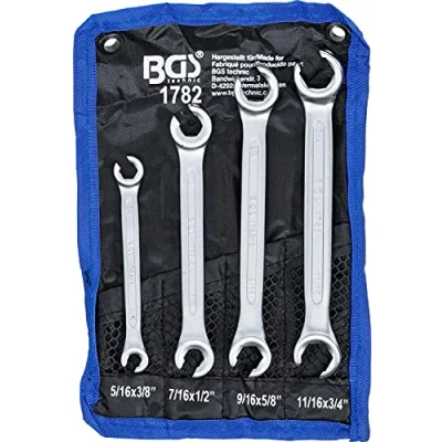 Image of BGS 1782 Double Ring Spanner Set, open Type Inch Sizes 4 pcs.