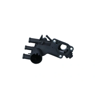 Image of 032121111BB Engine thermostat NRF 725244 87C with sensor, seal ring housing VOLKSWAGEN: Polo III Hatchback, Hatchback