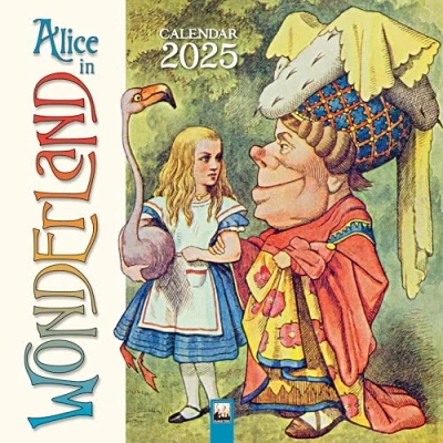 Image of Alice&#039;s Adventure in Wonderland Wall Calendar 2025 (Art Calendar)