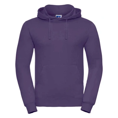 Image of Russell Athletic Mens Plain Hoodie (Purple) Size 2XL