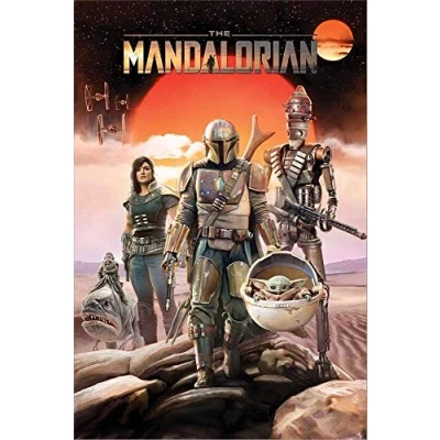 Image of Star Wars The Mandalorian Group Unisex Poster multicolour, Paper,