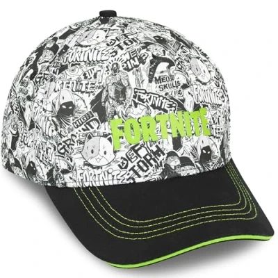 Image of Get Trend Fortnite Baseball Cap for Kids Teenagers Gamer Peaked Sun Hat Lightweight Holiday Essentials Gifts Boys (6 14 Years, Black Cap)
