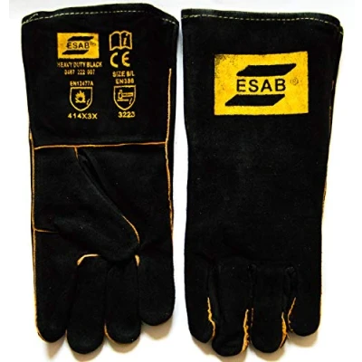 Image of ESAB Welder Glove, Split Leather, Heavy Duty Black (0467222007)