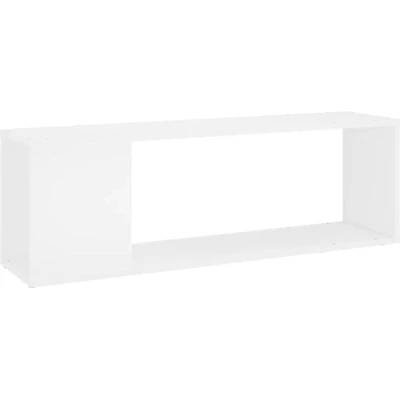 Image of vidaXL TV Cabinet White 100x24x32 cm Engineered Wood