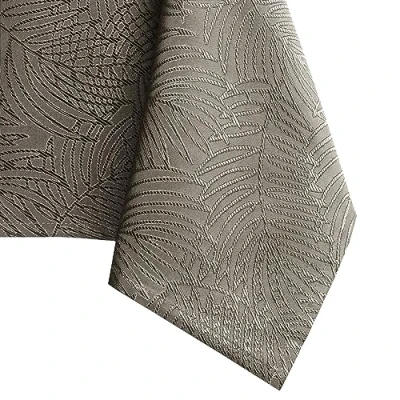 Image of AmeliaHome Lotus Effect Water Repellent Polyester Tablecloth Cappuccino Gaia 140 x 240 cm