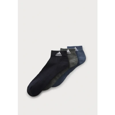 Image of adidas Unisex Kids CUSHIONED SPORTSWEAR ANKLE SOCKS 3 PAIR PACK, KXL
