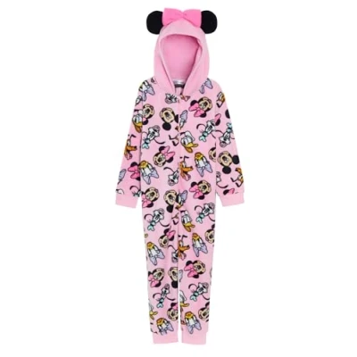 Image of Disney Minnie Mouse Girls Onesie 5 6 Years Pink