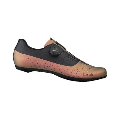 Image of Fizik Unisex R4 Tempo Overcurve Cycling Shoes, Iridescent Copper/Black, 9.5 UK