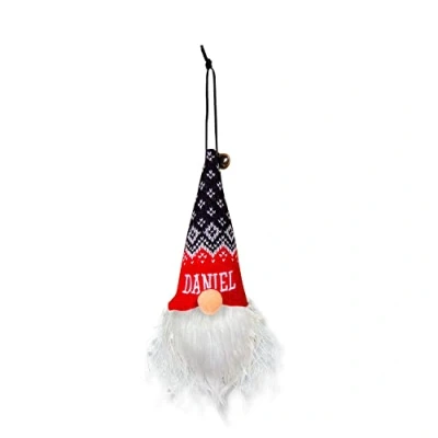 Image of History &amp; Heraldry Light Up Gonk Pre personalised Christmas Hanging Decoration Daniel 00269860212