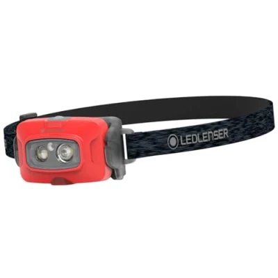 Image of Ledlenser HF4R Core Rechargeable Head Torch LED 500lm, 5 Modes, Adjustable Focus, Up to 35hrs Runtime, Lightweight 72g, USB C, IP68 Waterproof, Headlamp for Camping, Hiking, Dog Walking, Running