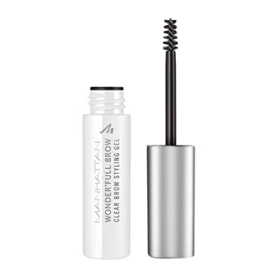 Image of MANHATTAN Wonder&#039;full Brow Gel Clear Eyebrow with Argan Oil Shapes and Fixes Long Lasting 4.5ml