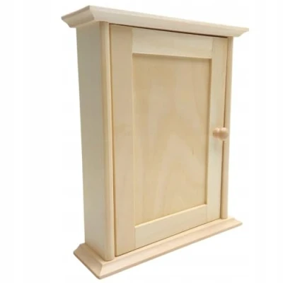 Image of Wooden World key cabinet with door house 6 hooks
