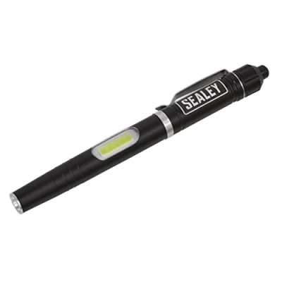 Image of Sealey Aluminium Penlight 3W SMD &amp; 1W COB LED