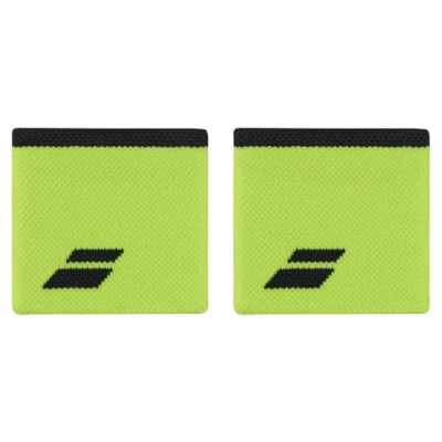 Image of Babolat Tennis Yellow Short Sweatband Pack of 2
