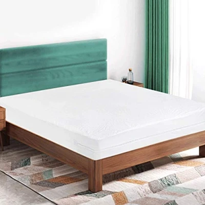 Image of Fullcover Zipped Waterproof Mattress Cover Kingsize 150 x 200 25cms …