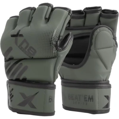 Image of Xn8 Boxing MMA Gloves Grappling Martial Arts Sparring Punching Bag Cage Fighting Mote Leather Mitts Combat Training