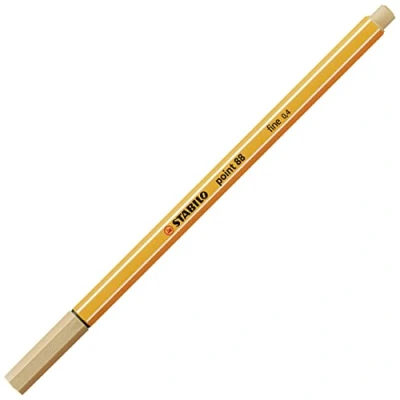 Image of STABILO Fineliner point 88 Pack of 1 Light Ochre
