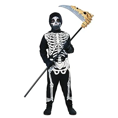 Image of Kids Skeleton Halloween Fancy dress costume 5 7