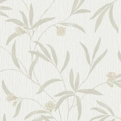 Image of Belgravia Decor Tiffany Floral White Cream Wallpaper GB41330 Italian