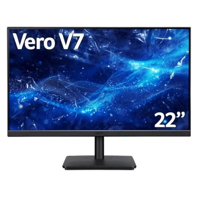 Image of Acer 55cm 21.5 INCH FHD ZeroFrame IPS 100Hz 16:9 4ms (GTG) 250nits VGA HDMI FreeSync UK TCO Black