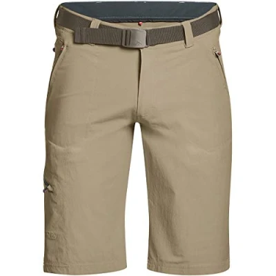 Image of maier sports men&#039;s Nil Bermuda hiking trousers, outdoor shorts with integrated belt, trekking pants